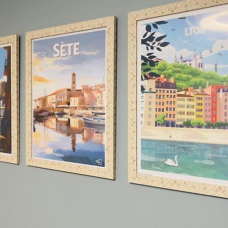Le Calypso, Magnifique Appartement Piscine Et Vue Somptueuse Sète Extérieur photo