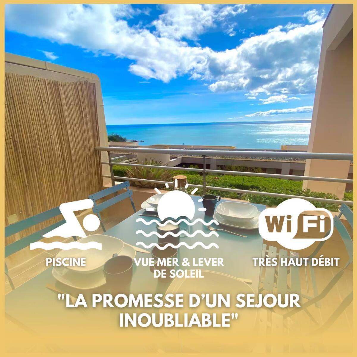 Le Calypso, Magnifique Appartement Piscine Et Vue Somptueuse Sète Extérieur photo